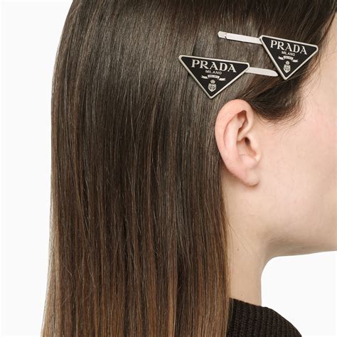 Prada hair clips